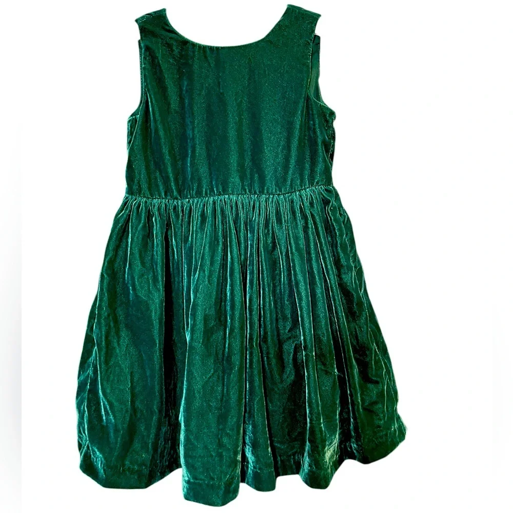 Gymboree girls Christmas green dress 3T